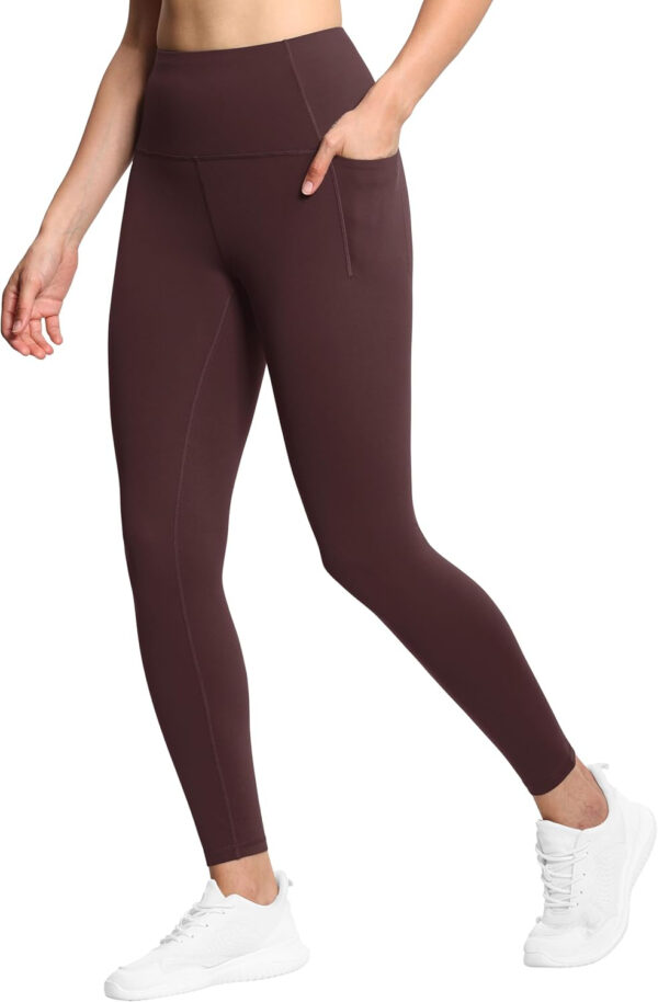 THE GYM PEOPLE Tummy Control Workout Leggings with Pockets High Waist Athletic Yoga Pants for Women Running, Fitness