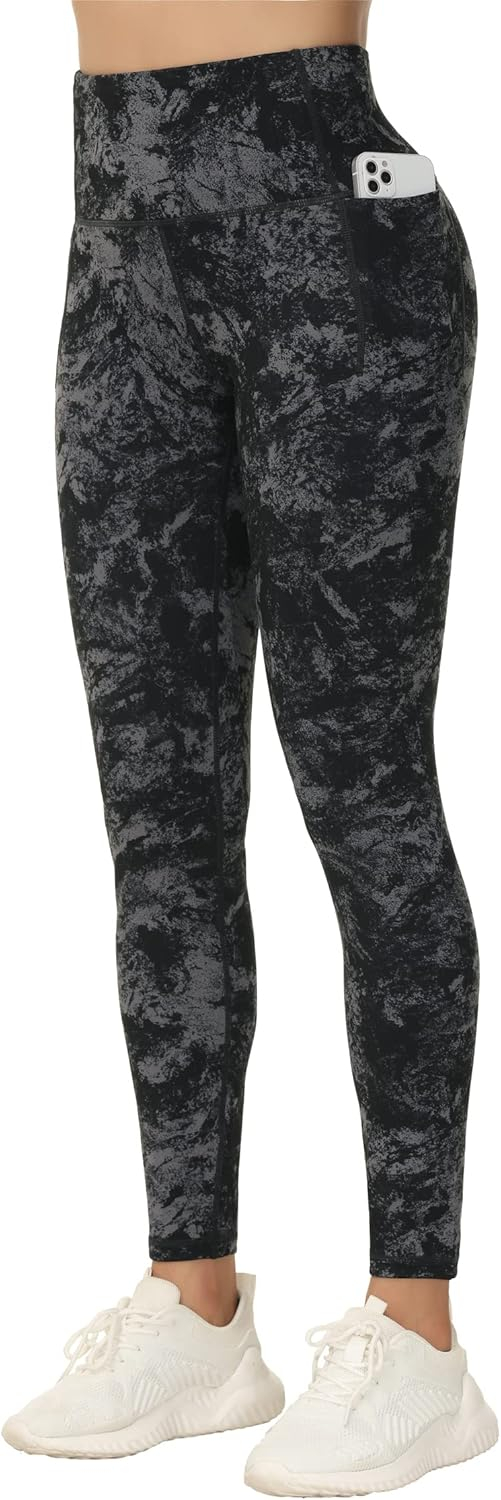 THE GYM PEOPLE Tummy Control Workout Leggings with Pockets High Waist Athletic Yoga Pants for Women Running, Fitness