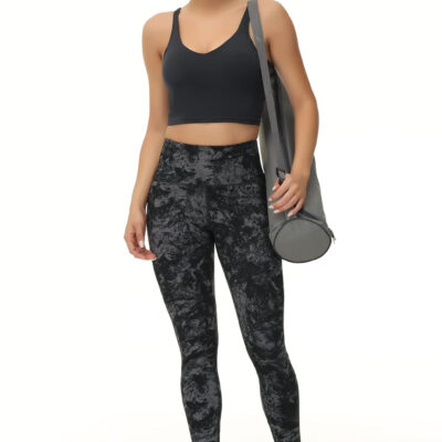 THE GYM PEOPLE Tummy Control Workout Leggings with Pockets High Waist Athletic Yoga Pants for Women Running, Fitness