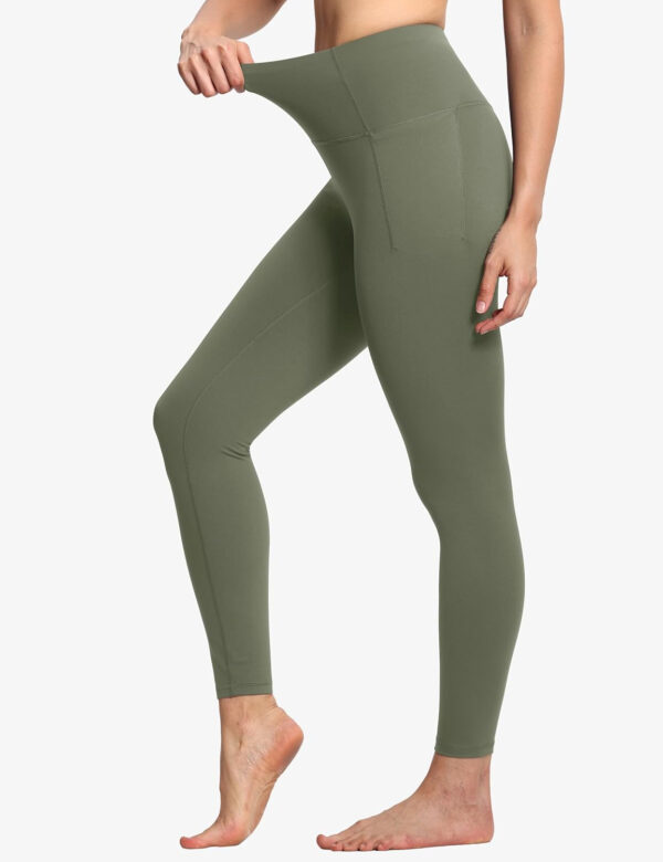 THE GYM PEOPLE Tummy Control Workout Leggings with Pockets High Waist Athletic Yoga Pants for Women Running, Fitness