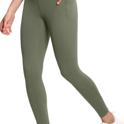 THE GYM PEOPLE Tummy Control Workout Leggings with Pockets High Waist Athletic Yoga Pants for Women Running, Fitness