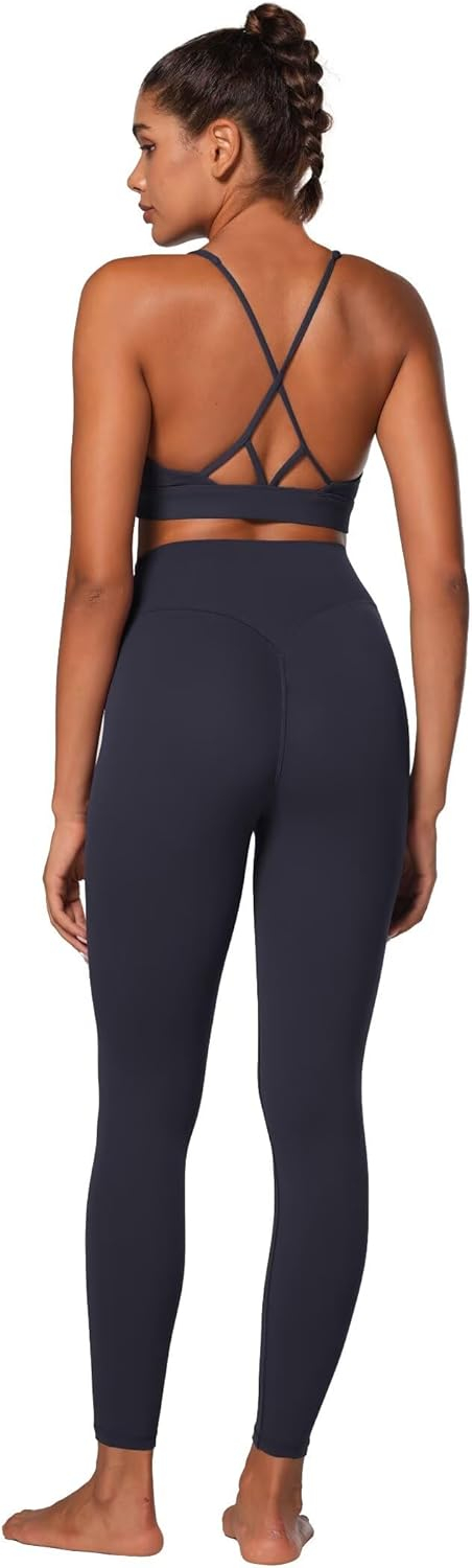 Sunzel Sunlissia Hidden Butt Lifting Scrunch Workout Leggings for Women, Crossover High Waist Yoga Pants with Tummy Control