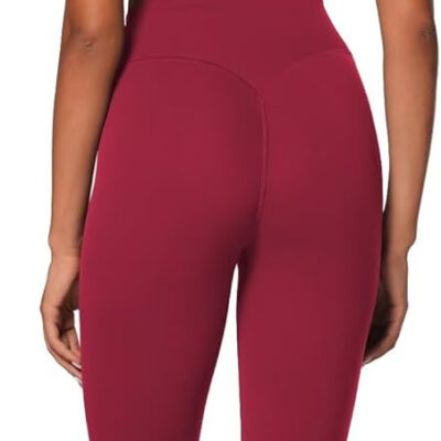 Sunzel Sunlissia Hidden Butt Lifting Scrunch Workout Leggings for Women, Crossover High Waist Yoga Pants with Tummy Control