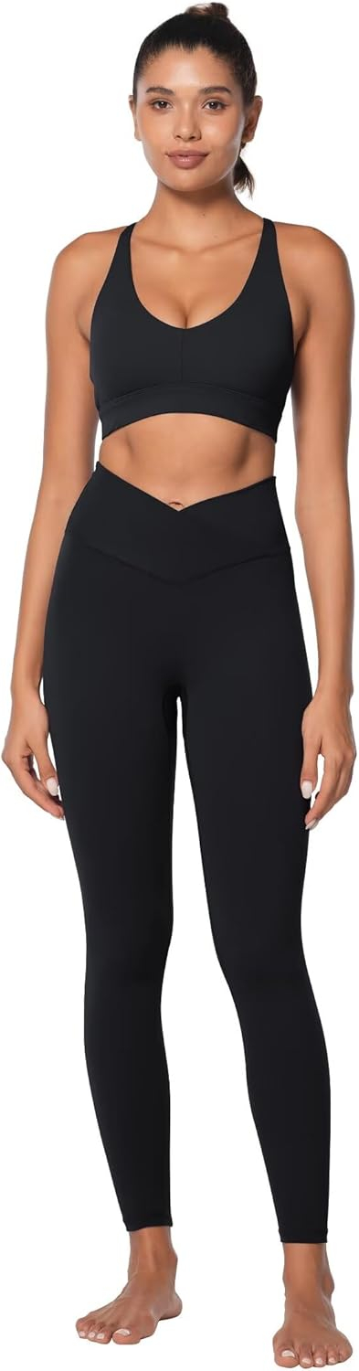 Sunzel Sunlissia Hidden Butt Lifting Scrunch Workout Leggings for Women, Crossover High Waist Yoga Pants with Tummy Control