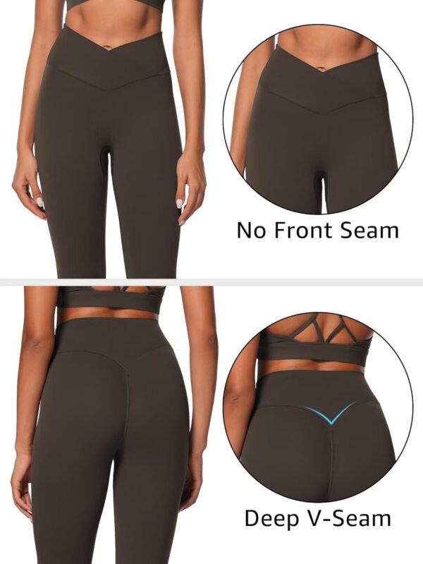 Sunzel Sunlissia Hidden Butt Lifting Scrunch Workout Leggings for Women, Crossover High Waist Yoga Pants with Tummy Control