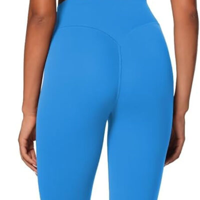 Sunzel Sunlissia Hidden Butt Lifting Scrunch Workout Leggings for Women, Crossover High Waist Yoga Pants with Tummy Control