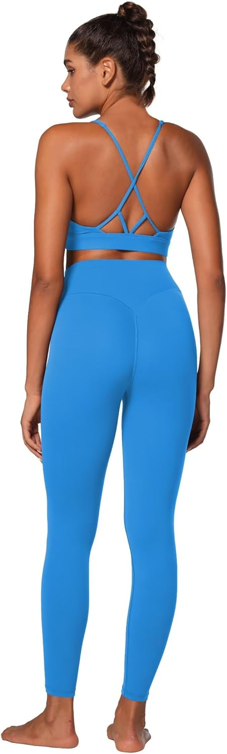 Sunzel Sunlissia Hidden Butt Lifting Scrunch Workout Leggings for Women, Crossover High Waist Yoga Pants with Tummy Control