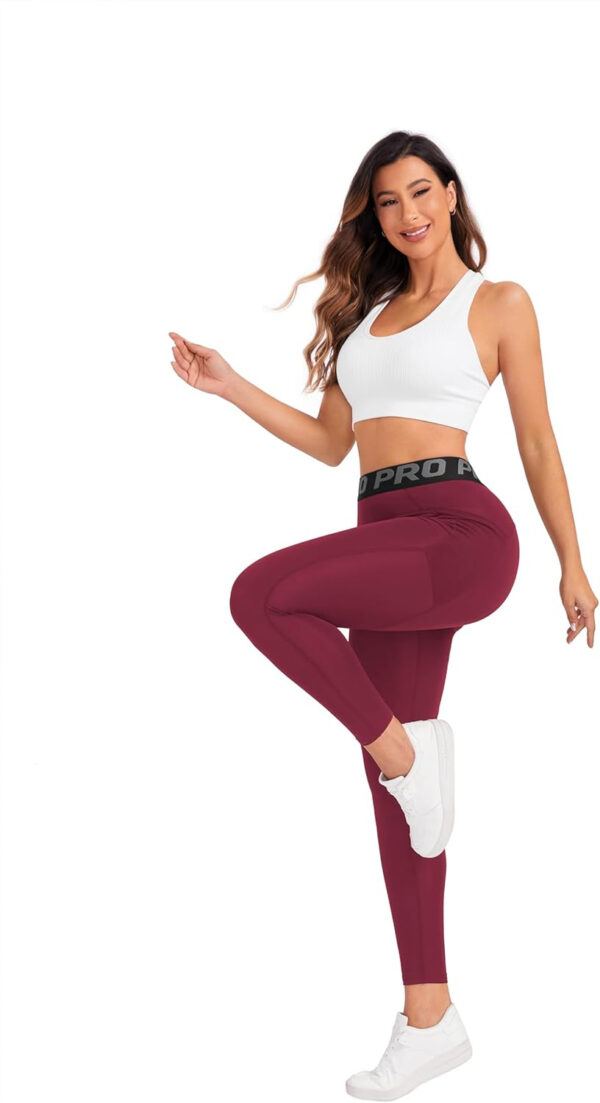 High Waisted Leggings for Women,Gym Sport Fitness Joggers Pants Tummy Control for Workout, Yoga, Running