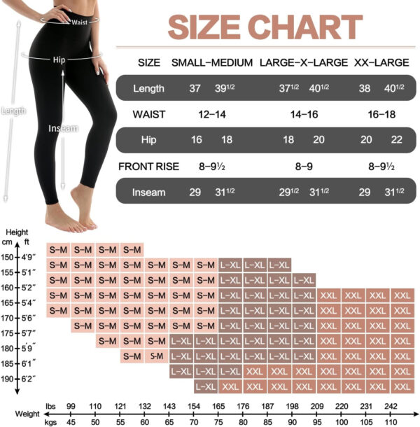 3 Pack Leggings for Women-No See-Through High Waisted Tummy Control Yoga Pants Workout Running Legging