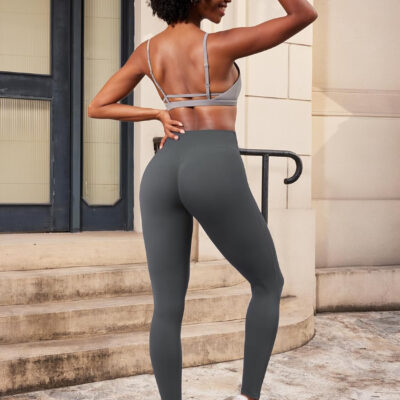 YEOREO Yoga Pants Workout Leggings for Women Hidden Scrunch Butt Lifting Leilanie High Waisted Tummy Control Gym Leggings