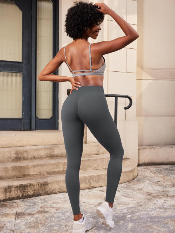 YEOREO Yoga Pants Workout Leggings for Women Hidden Scrunch Butt Lifting Leilanie High Waisted Tummy Control Gym Leggings