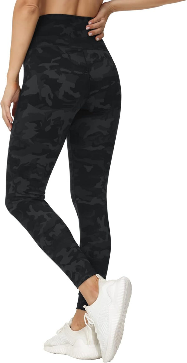 THE GYM PEOPLE Womens' V Cross Waist Yoga Leggings with High Waisted Tummy Control