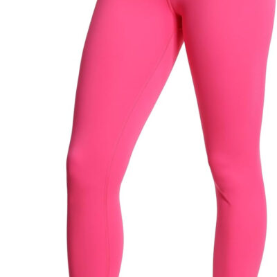 THE GYM PEOPLE Womens' V Cross Waist Yoga Leggings with High Waisted Tummy Control