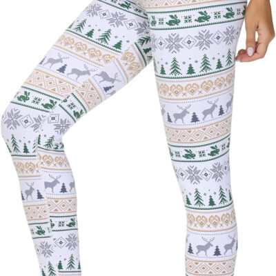 THE GYM PEOPLE Womens' V Cross Waist Yoga Leggings with High Waisted Tummy Control