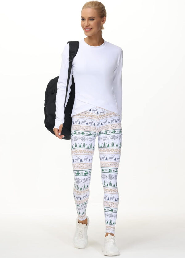 THE GYM PEOPLE Womens' V Cross Waist Yoga Leggings with High Waisted Tummy Control