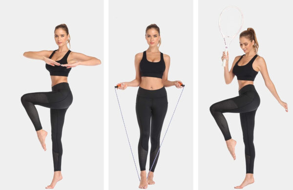 689c4449115dac7f23d80e101775efed2d8f5e0dfd9f4e416e198.jpg RAYPOSE Womens Workout Leggings for Women with Pockets Plus Size Gym High Waist Capri Yoga Pants Women with Mesh Cut Out