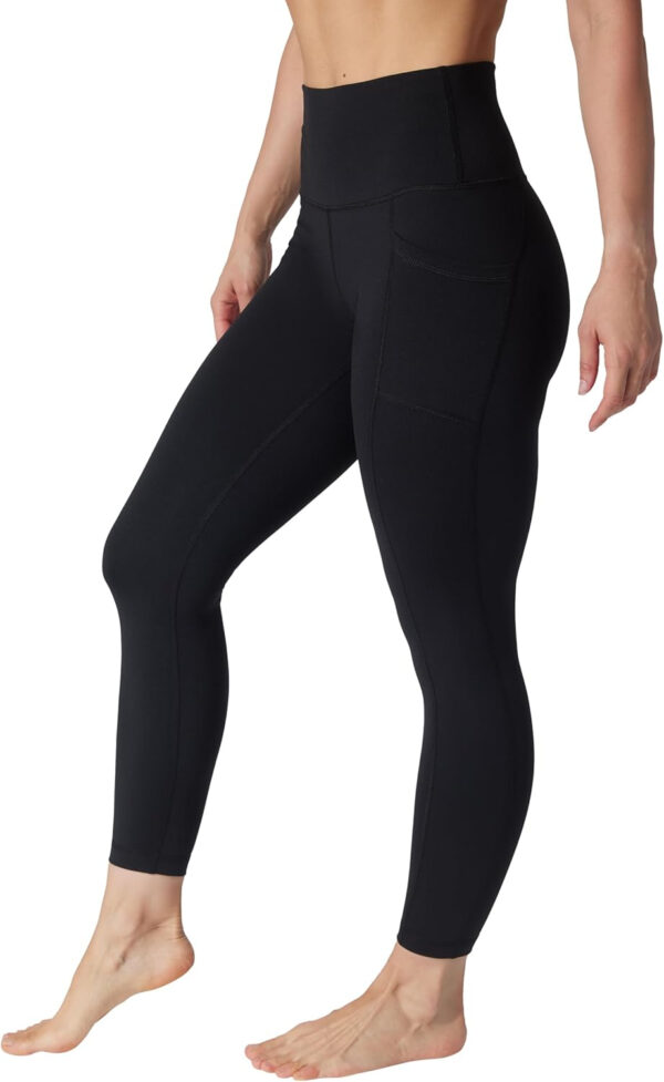 689c479acdc7bb33275288e6264f8b43dd5f59f6c2cbac019bfac.jpg 90 Degree By Reflex Womens High Waist Elastic Free Ankle Length Wonderlink Leggings with Side Pockets