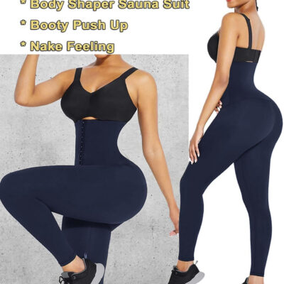 JGS1996 Plus Size Shapewear Tummy Control Leggings for Women High Waisted Compression Corset Waist Trainer Pants Body Shaper