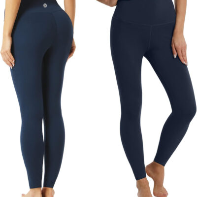 689c4a68996cbf910a1acadf1fb6441d6dbd10e7ff0e469436a0c.jpg Desol Leggings for Women, High Waisted Yoga Pants Tummy Control Gym Workout Running Womens Leggings 25"/28"
