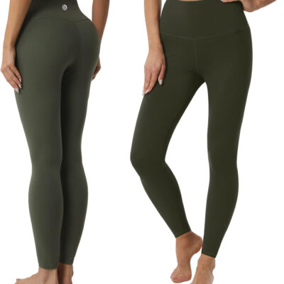 689c4a7adfe775f5cfaf52ee29c3d147bd347523c96c62767160b.jpg Desol Leggings for Women, High Waisted Yoga Pants Tummy Control Gym Workout Running Womens Leggings 25"/28"