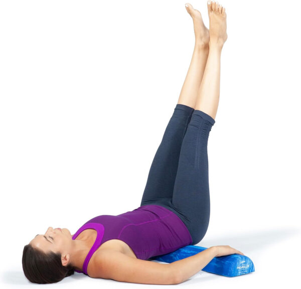 OPTP PRO-Roller Soft Density Foam Roller – Low Density Soft Foam Roller for Physical Therapy, Pilates, Yoga Foam Roll Exercises, and Muscle Recovery- Blue 36" x 6"