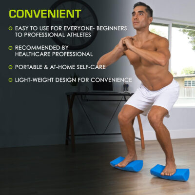 ProsourceFit Flex Foam Rollers for Muscle Massage, Physical Therapy, Core & Balance Exercises Stabilization