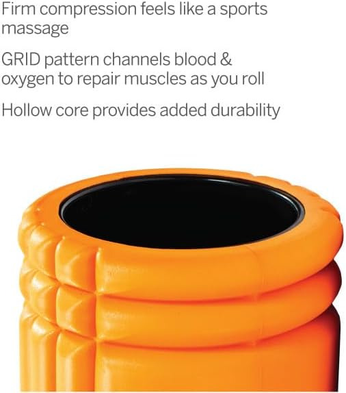 689c500adcb4e887060d7e896905dfd32e0cb5f0c41e6a3a43d53.jpg TRIGGERPOINT Performance Therapy Grid Patented Multi-Density Foam Massage Roller Exercise, Deep Tissue&Muscle Recovery Relieves Muscle Pain & Tightness, Improves Mobility & Circulation