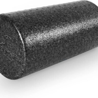 689c502ce2795279f10df134dc5c459762e1988b201541acb7bc6.jpg ProsourceFit High Density Foam Rollers 12 - inches long, Firm Full Body Athletic Massage Tool for Back Stretching, Yoga, Pilates, Post Workout Muscle Recuperation, Black