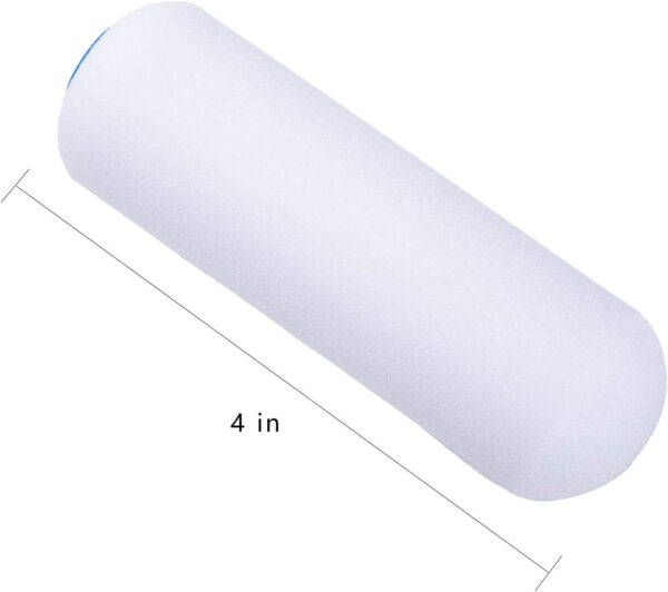 689c520f4a3b3a9405617109d74dfd6f6b64cbfb8585dc68a2770.jpg Mister Rui 10 Pack 4 Inch High Density Foam Paint Roller Covers - Small Mini Rollers for Painting Walls, Cabinets, Cupboards, Doors