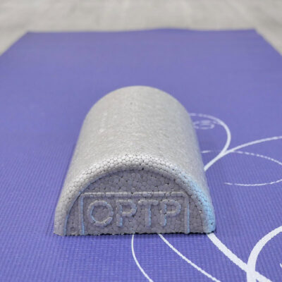 OPTP Silver AXIS Foam Roller, Moderate Density for Sports Medicine, Physical Therapy, Pilates, Yoga - Myofascial Release on Trigger Points (Silver Moderate Density, 36" x 6" Round)