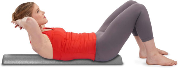 OPTP Silver AXIS Foam Roller, Moderate Density for Sports Medicine, Physical Therapy, Pilates, Yoga - Myofascial Release on Trigger Points (Silver Moderate Density, 36" x 6" Round)