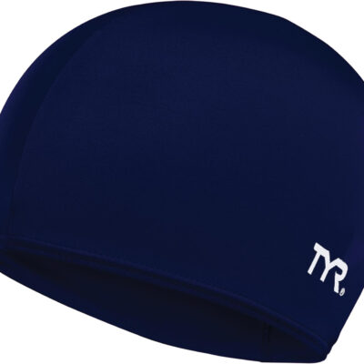 TYR Lycra Fiber Adult Swim Cap for Women and Men - Recreational and Training Cap for Lap Swimming, Casual Use - UPF 50+ Sun Protection - Nylon/Lycra
