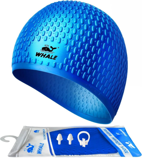 689c55fbcd332dfc7b31890a57f89d067bb6c409245afee11b8f4.jpg Large Swim Cap Silicone Swim Cap Keep Your Hair Dry While Swimming