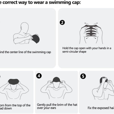 Large Swim Cap Silicone Swim Cap Keep Your Hair Dry While Swimming