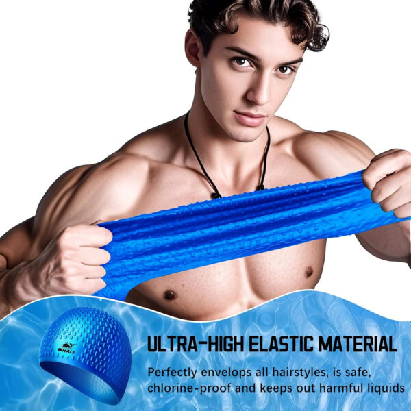 689c560719cc2a6c0c7431ffc906363892aa13a1e3d370e9ab895.jpg Large Swim Cap Silicone Swim Cap Keep Your Hair Dry While Swimming