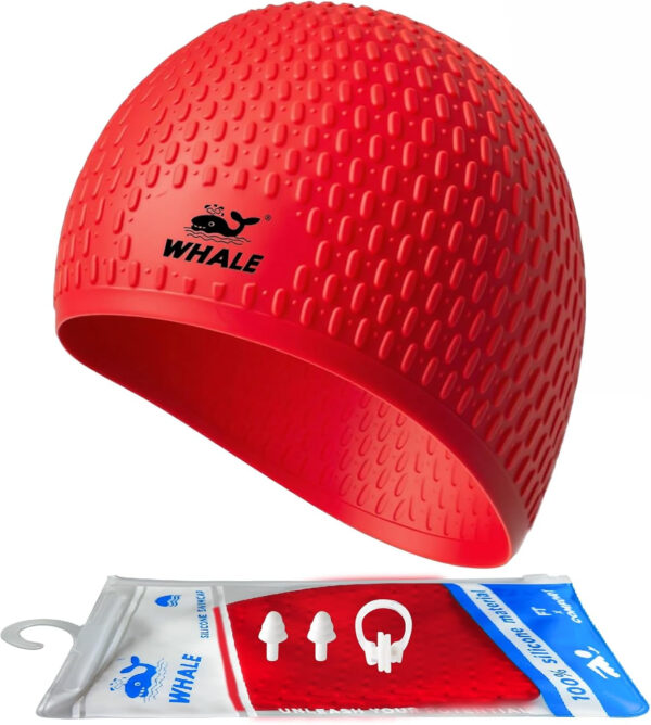 689c5615e8c222b13a3994ea55cc03e6dc26d3128ed41f11e8cdb.jpg Large Swim Cap Silicone Swim Cap Keep Your Hair Dry While Swimming