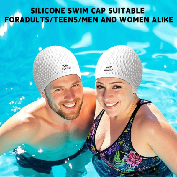 Large Swim Cap Silicone Swim Cap Keep Your Hair Dry While Swimming
