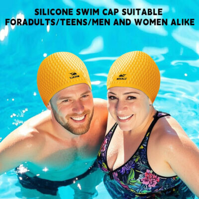 Large Swim Cap Silicone Swim Cap Keep Your Hair Dry While Swimming