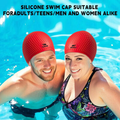Large Swim Cap Silicone Swim Cap Keep Your Hair Dry While Swimming