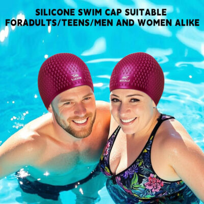 Large Swim Cap Silicone Swim Cap Keep Your Hair Dry While Swimming