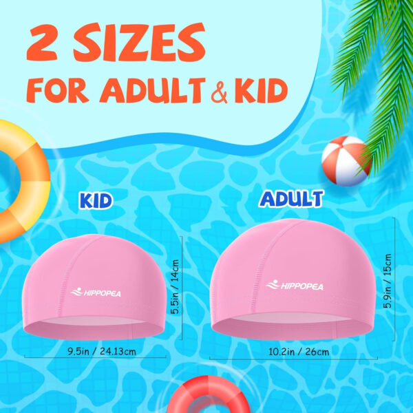 689c610c3e647e755381957c8204a81e4ad01ec25e9e1e7afc4cb.jpg Water Resistant Fabric Swim Cap with PU Coating Layer - Elastic Cloth Swimming Cap, Breathable, Lightweight & Comfortable for Women Men Boy Girl