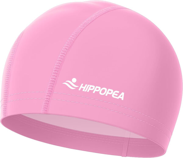 689c610e18d4bd8189d6de73ecd0a69de0a88609796e5116baef2.jpg Water Resistant Fabric Swim Cap with PU Coating Layer - Elastic Cloth Swimming Cap, Breathable, Lightweight & Comfortable for Women Men Boy Girl