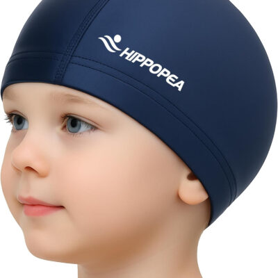 689c611748c8ddcd8bfd952d9afd3783eea80aee8815b4e950c1f.jpg Water Resistant Fabric Swim Cap with PU Coating Layer - Elastic Cloth Swimming Cap, Breathable, Lightweight & Comfortable for Women Men Boy Girl
