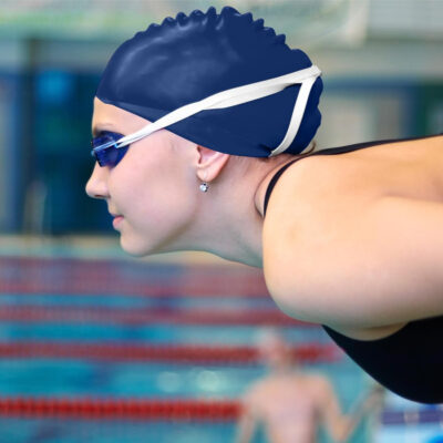 689c6205463c7a31be3cb4fadd42c10807c551719558dda9a4c5e.jpg Syhood 6 Pieces Unisex Adult Silicone Swim Cap Waterproof Swimming Hat Non Slip Pool Hat Elastic Silicone Cap for Long and Short Hair