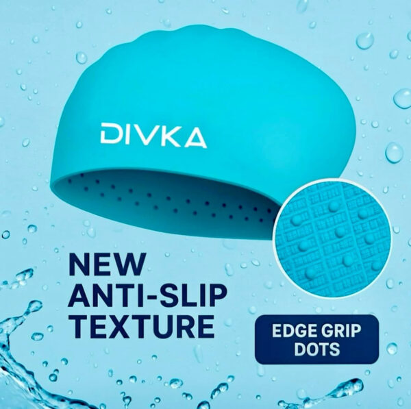 2-Pack Premium Quality Silicone Swim Caps for Women, Men, Teens & Adults – Medium Size – Stretchable & Durable, Includes Ear Plugs & Nose Clip, Extra Room for Long Hair, Non-Slip & Waterproof