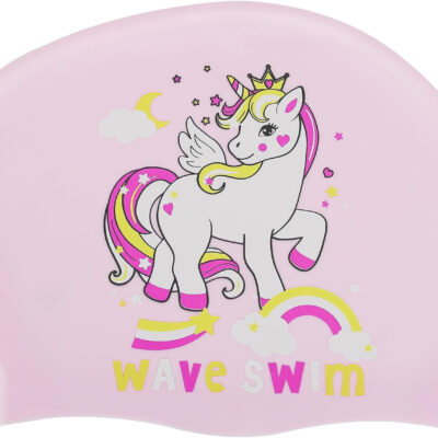 Silicone Long Hair Swim Cap for Women & Men - Keeps Hair Dry