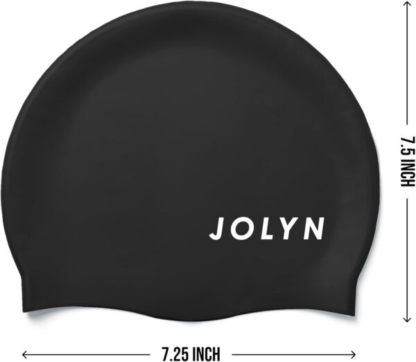 689c62d56bd684fc05456634b8c982d9e34748bb2d8e827690c94.jpg JOLYN Classic Unisex Silicone Swim Cap for Adult Women and Men, Hair Protection, Intensive Training Comfortable Non-Slip Swimming Cap