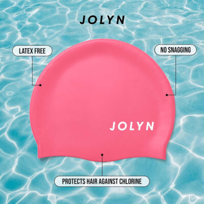 689c62dad28baf3d054c64c550a48ce296f2aa3e58ae387cc7348.jpg JOLYN Classic Unisex Silicone Swim Cap for Adult Women and Men, Hair Protection, Intensive Training Comfortable Non-Slip Swimming Cap