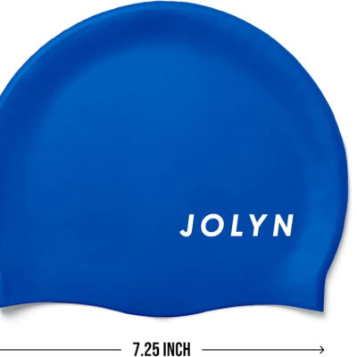 689c62ed3af5074fa47dafa4b335e0591a03aa6a3205beae20747.jpg JOLYN Classic Unisex Silicone Swim Cap for Adult Women and Men, Hair Protection, Intensive Training Comfortable Non-Slip Swimming Cap