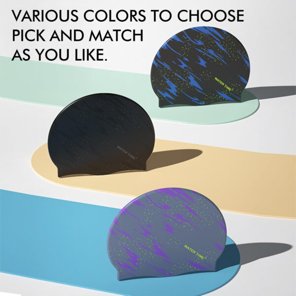 689c64564def213b76d5fc87658dbe1391b432fc5b9005e33f876.jpg WATERTIME Swim Caps for Women Waterproof hat Comfortable Bathing Adult Cap Silicone Swimming Hat for Long Hair